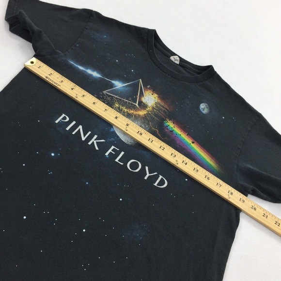 Vintage Pink Floyd Short Sleeve Band T-Shirt Medium Black 70s 80s Music Rock M - Picture 5 of 6